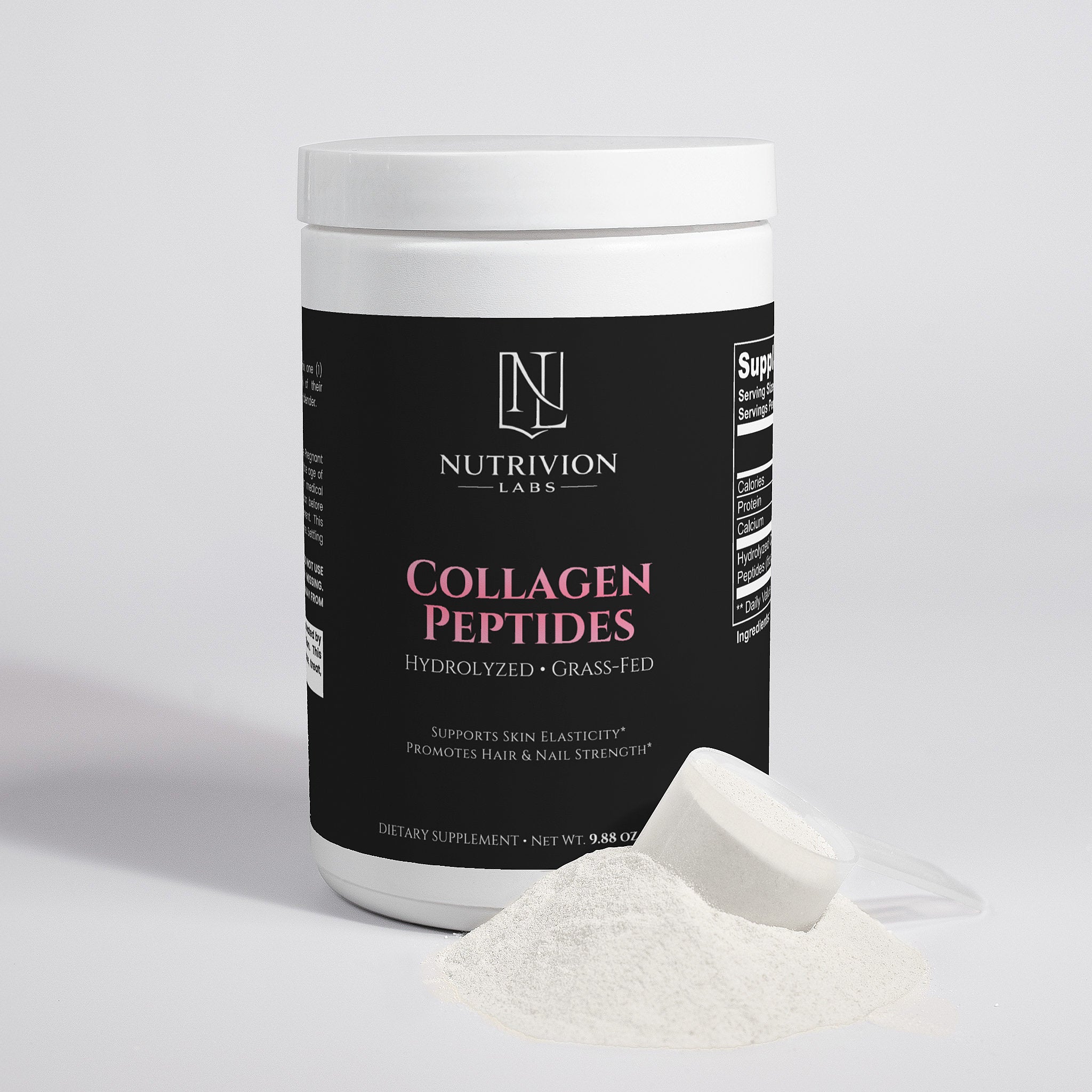 Collagen Peptides: Hydrolyzed • Grass-Fed